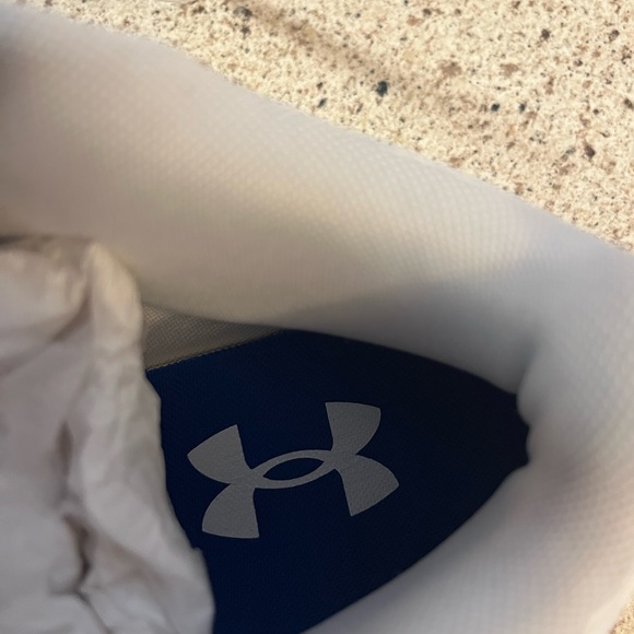 Under Armour Spotlight 4D Foam UA Mens Football Cleats Sz 12 White 3023963-103 - Picture 4 of 10